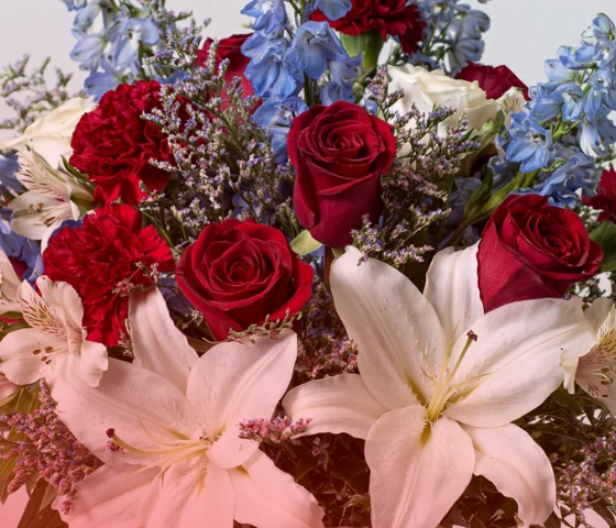 Independence Day Special flower arrangements and spring blooms